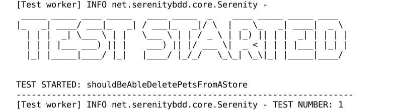 Console color output is disabled